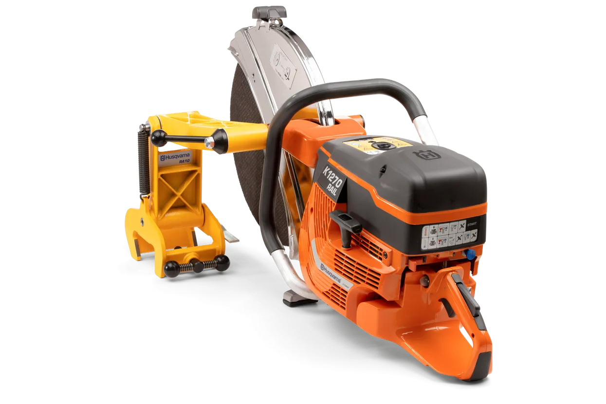 Masina de taiat diam. disc 400mm pe benzina Husqvarna K 1270 pentru șine/asfalt/beton Masina de taiat diam. disc 400mm pe benzina Husqvarna K 1270 pentru șine/asfalt/beton